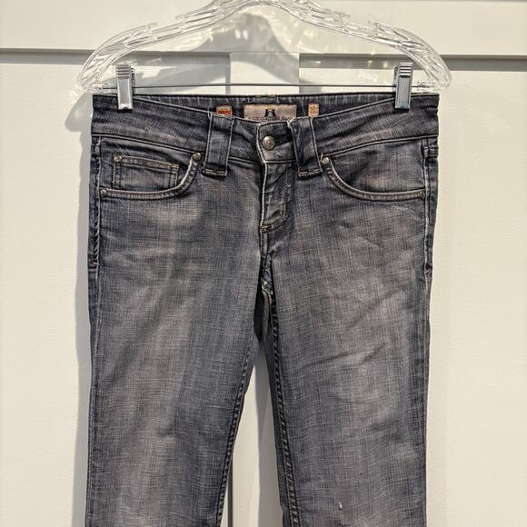 Vintage‎ Y2K Juicy Couture Flare Jeans 90s 00s Size 27 Blue Low Rise USA - Picture 5 of 14